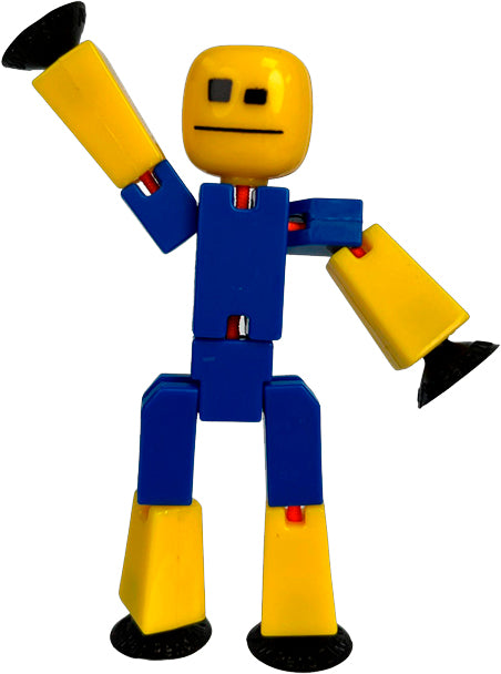 TST616-23UAKDBI Blue & Yellow Stikbot Animation Figure - Image 2