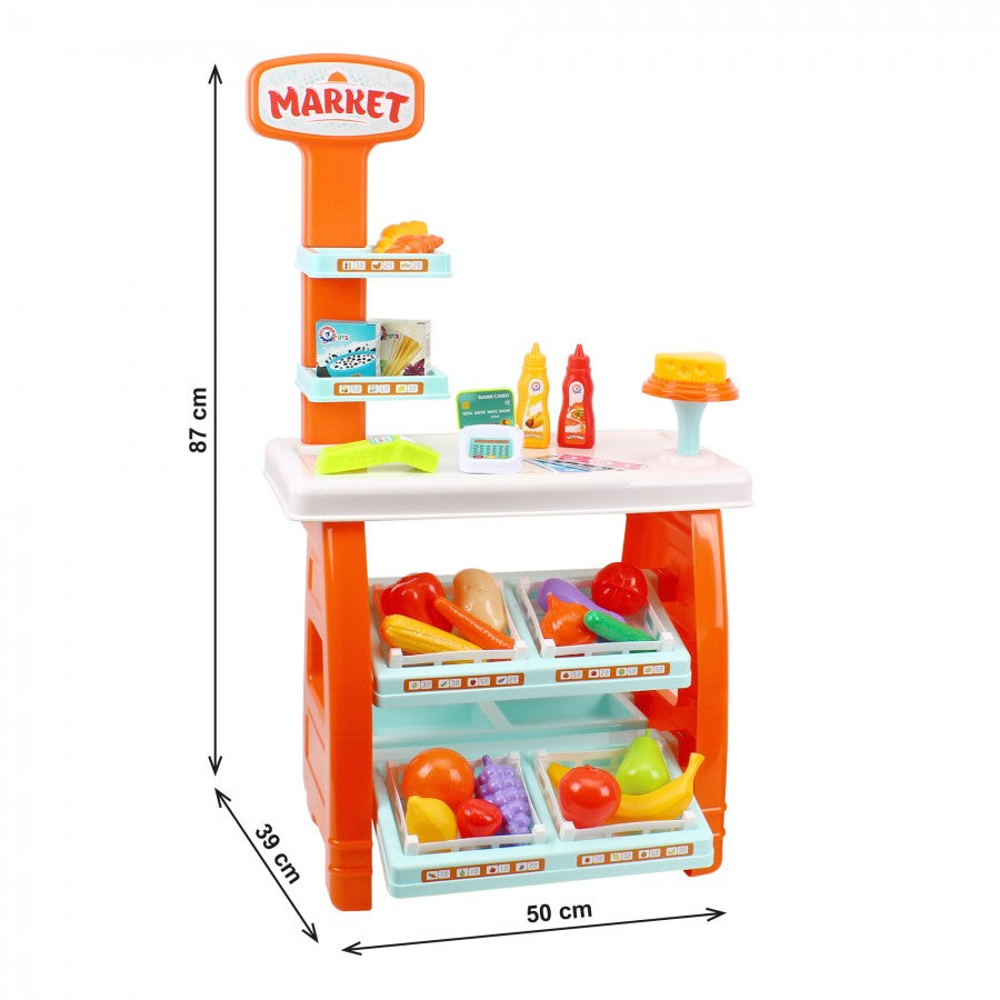 TechnoK 0730 Toy Market Set, 33 Pieces - Image 3