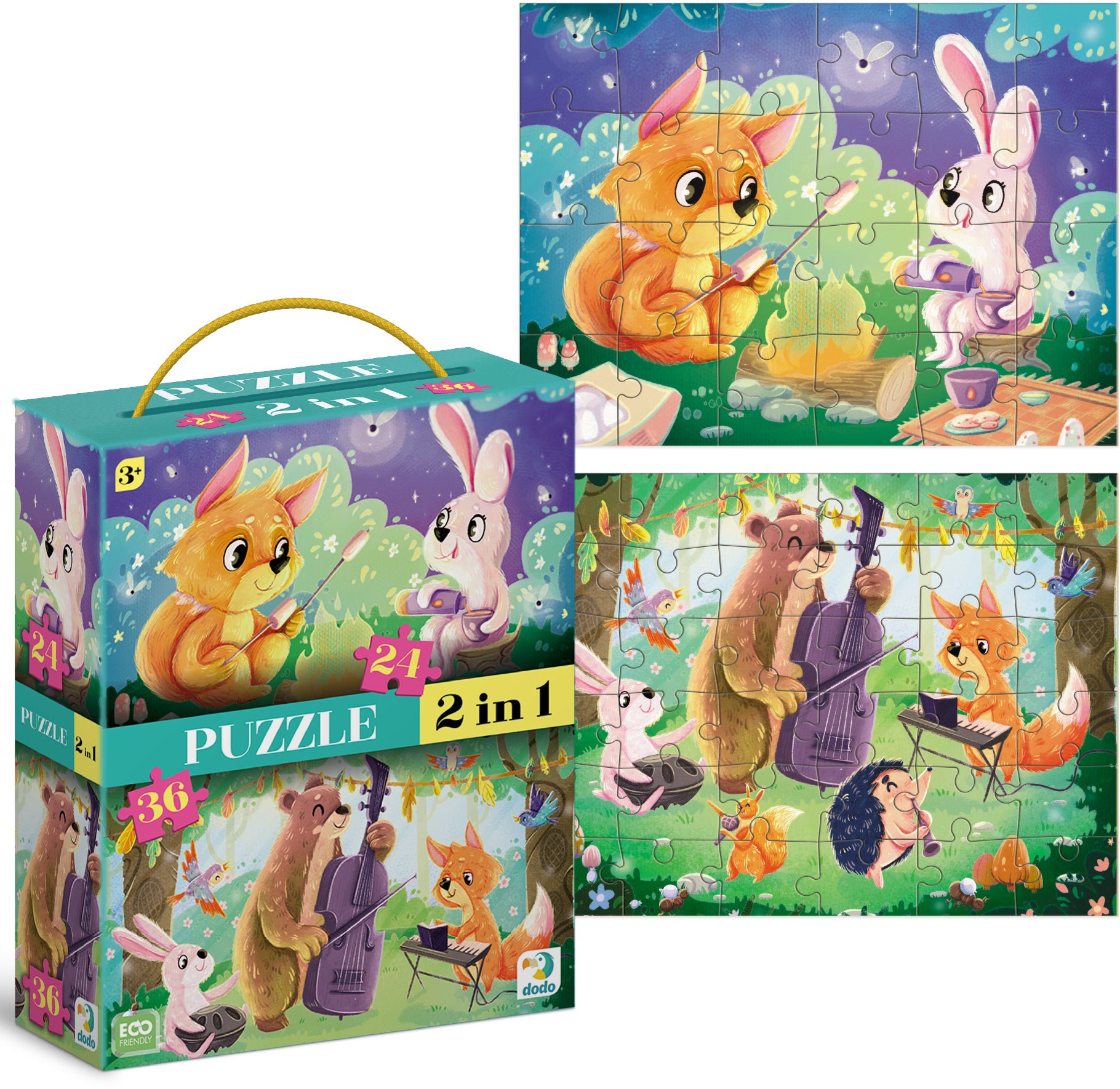 Dodo Summer Evenings 2-in-1 Puzzle, Assorted