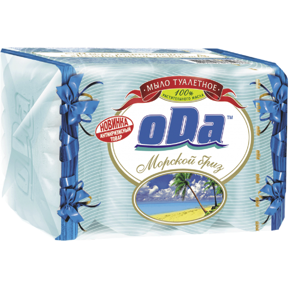 L'Ode Sea Breeze Eco Pack Bar Soap, 4 x 70 g