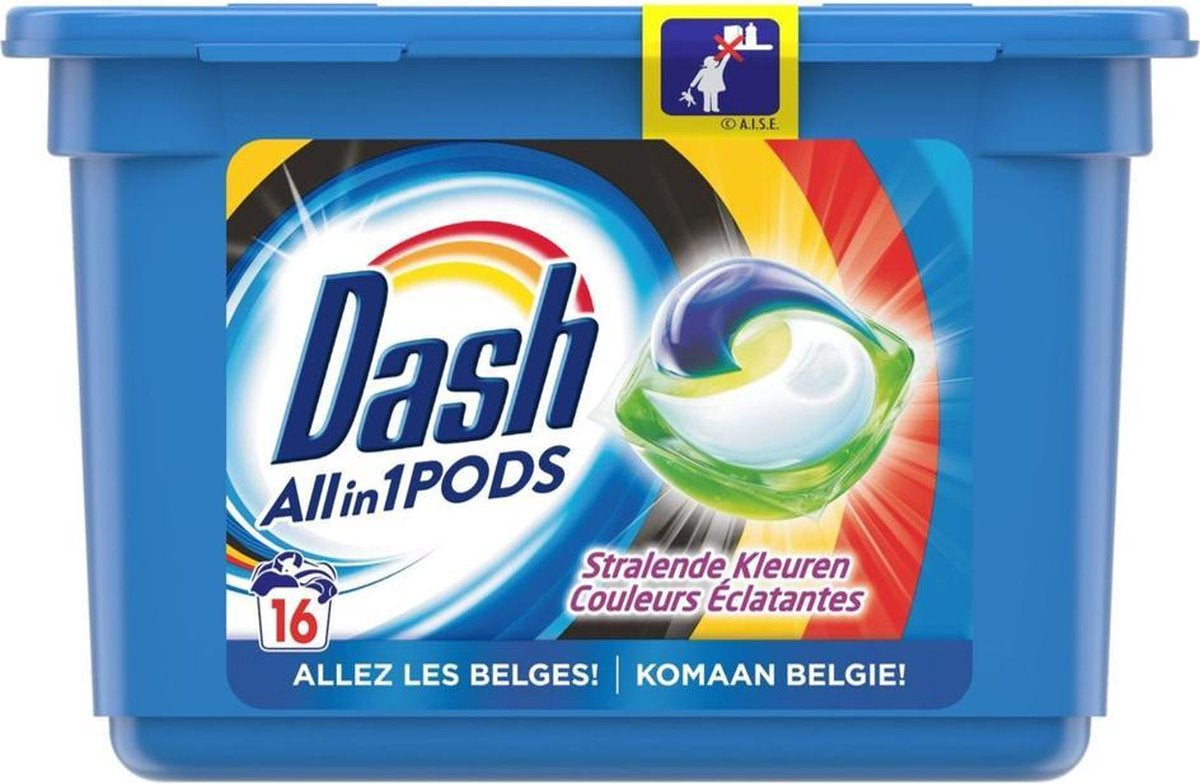 Dash Brilliant Colors Laundry Detergent Pods, 16 pcs (Price per 1 pc)
