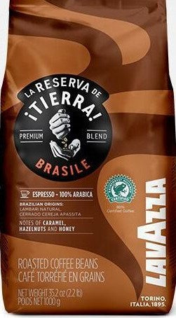 Lavazza Tierra Brasile Whole Bean Coffee, 1 kg