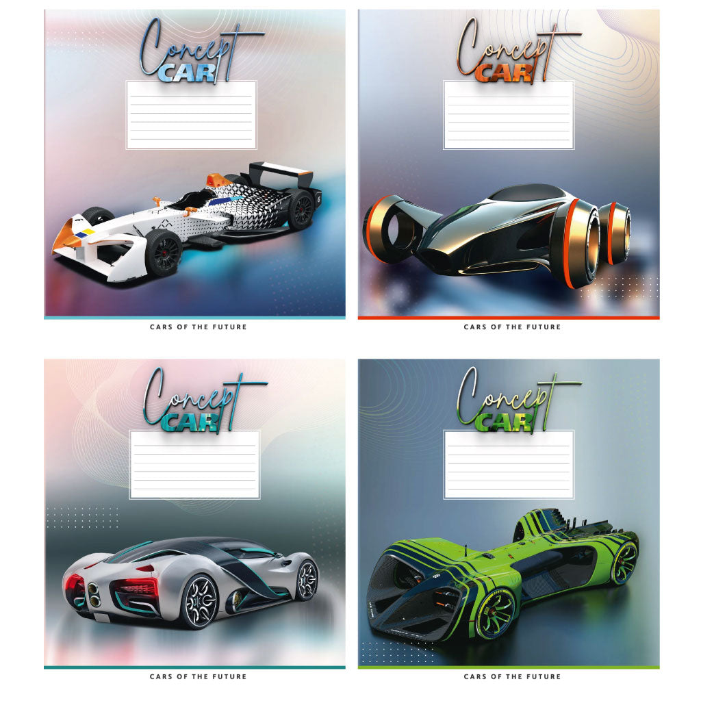 Polihrafist Grid Notebook, 12 Sheets, Assorted Designs - Image 3