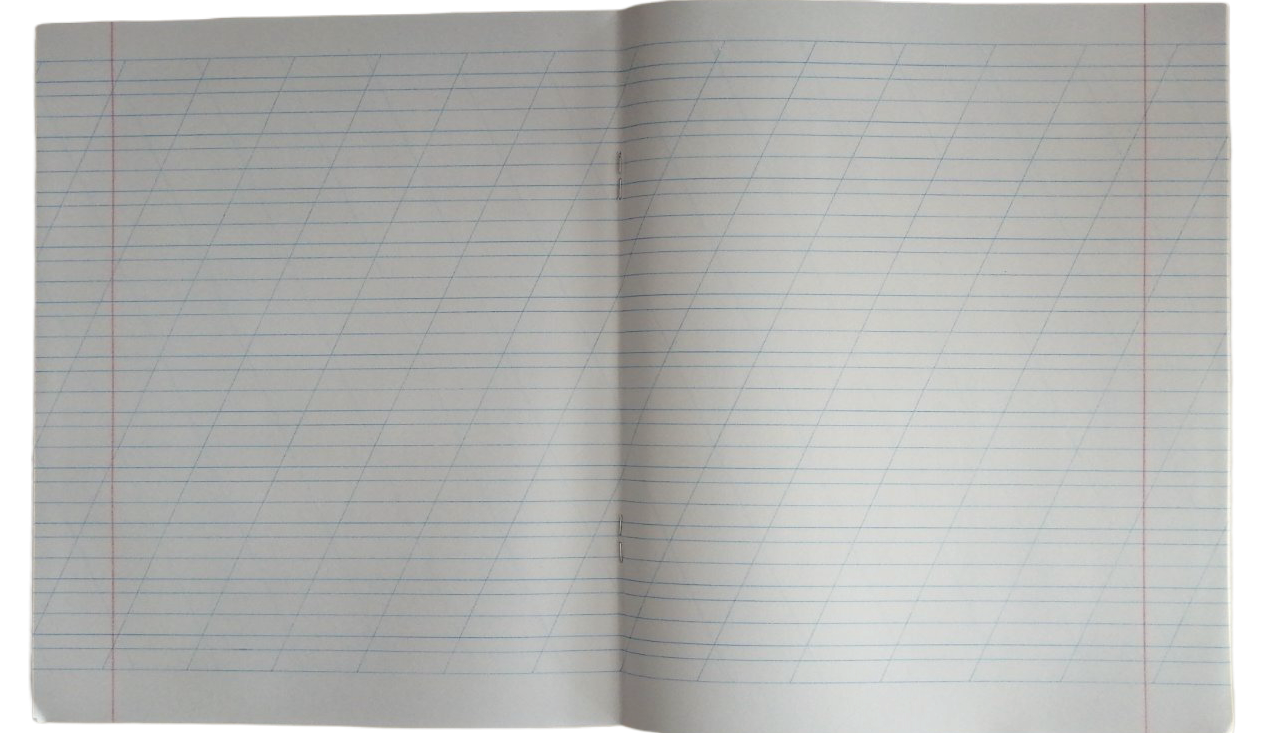 Polihrafist Oblique-Line Notebook, 12 Sheets - Image 3