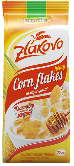 Zlakovo Honey Corn Flakes, 300 g