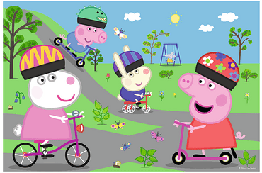 Trefl Maxi 14330 Peppa Pig Peppa's Active Day Puzzle, 24 Pieces - Image 2