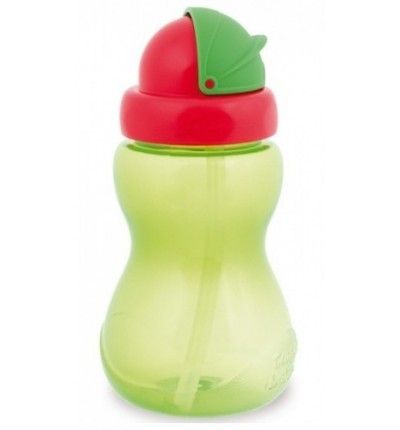 Canpol Babies 56/109 Green Sports Bottle with Straw, 270 mL