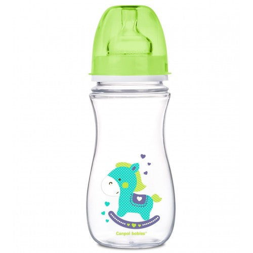 Canpol Babies 35/204 EasyStart Wide-Neck Anti-Colic Baby Bottle, 300 mL - Image 3