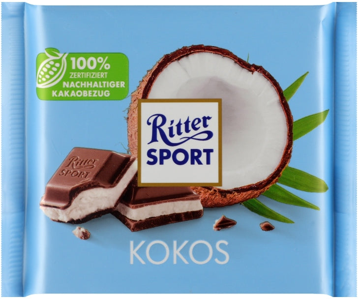 Ritter Sport Coconut Chocolate, 100 g