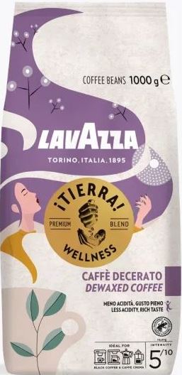 Lavazza Tierra Wellness Whole Bean Coffee, 1 kg