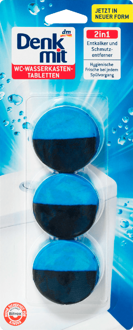 Toilet cistern tablets Denkmit 2-in-1 3 pcs