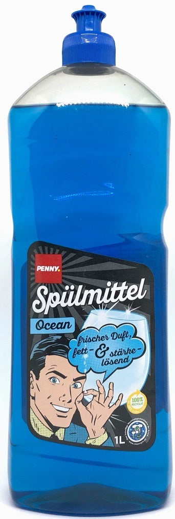 Penny Ocean Dishwashing Liquid, 1 L