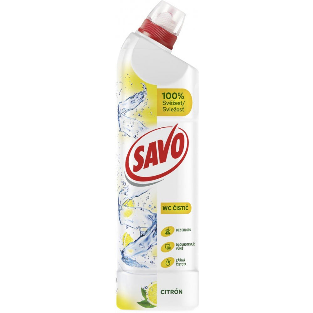 Savo Lemon Toilet Cleaner, 750 mL