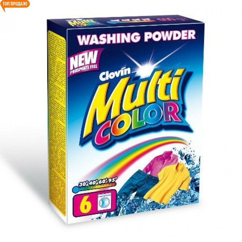 Multicolor Automatic Laundry Detergent Powder, 400 g