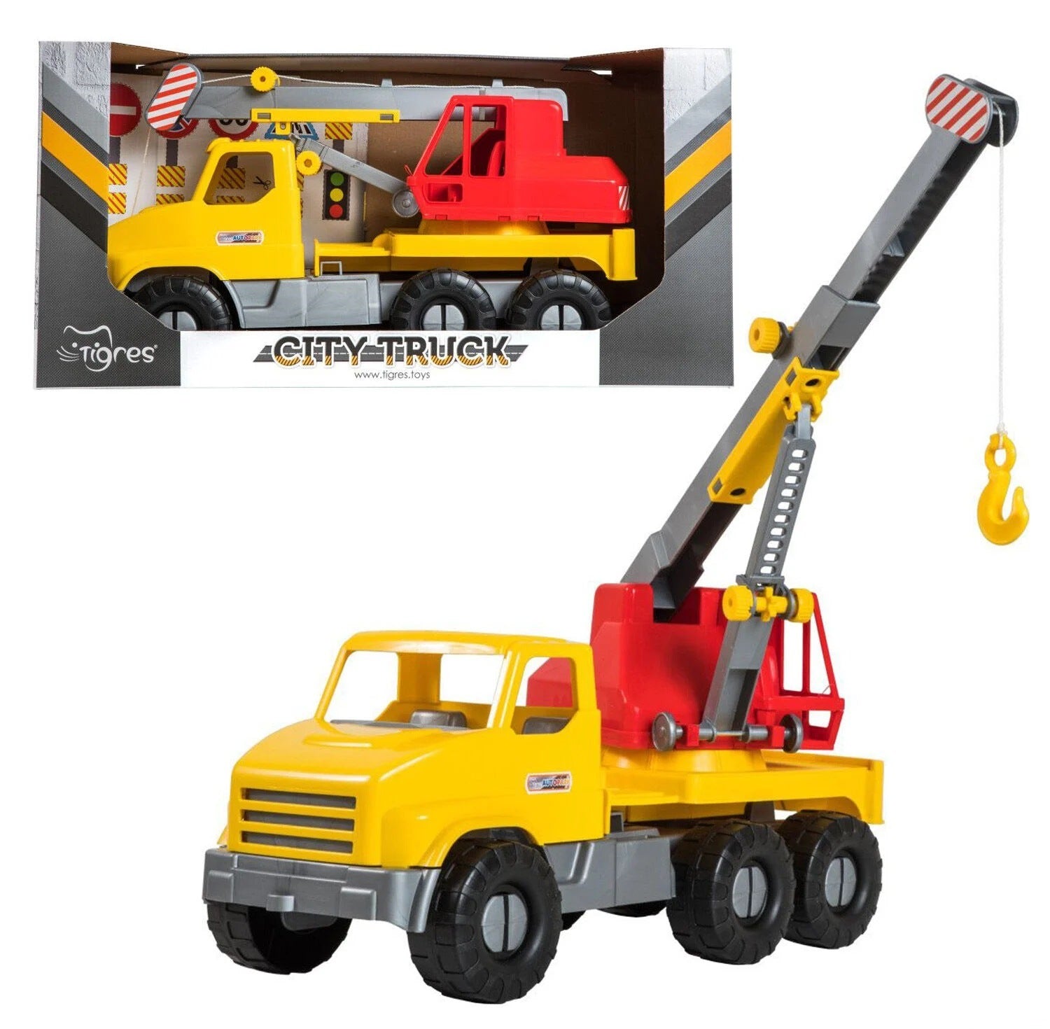 Tigres City Truck 39366 Toy Crane in Box