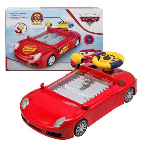 Racing 86065 Driving Simulator with Headlights, Sounds & Songs