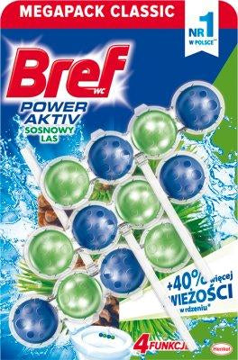 Toilet rim blocks Bref 3 pcs x 50 g pine