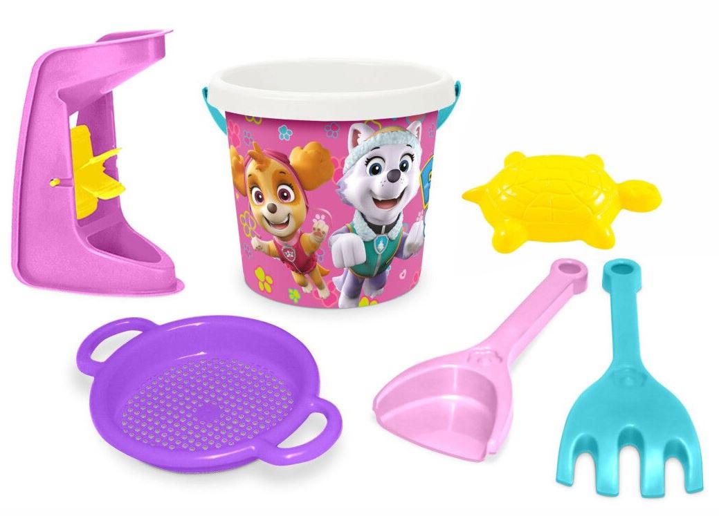 Tigres Pink Paw Patrol 81553 Sand Play Set, 6 pcs