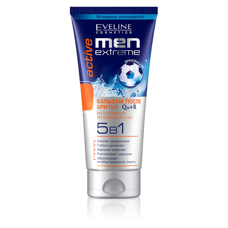 Eveline Men Extreme Q10+R Active Aftershave Gel, 200 mL