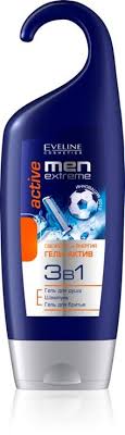 Eveline Men Extreme Q10+R 3-in-1 Active Shower Gel, 250 mL