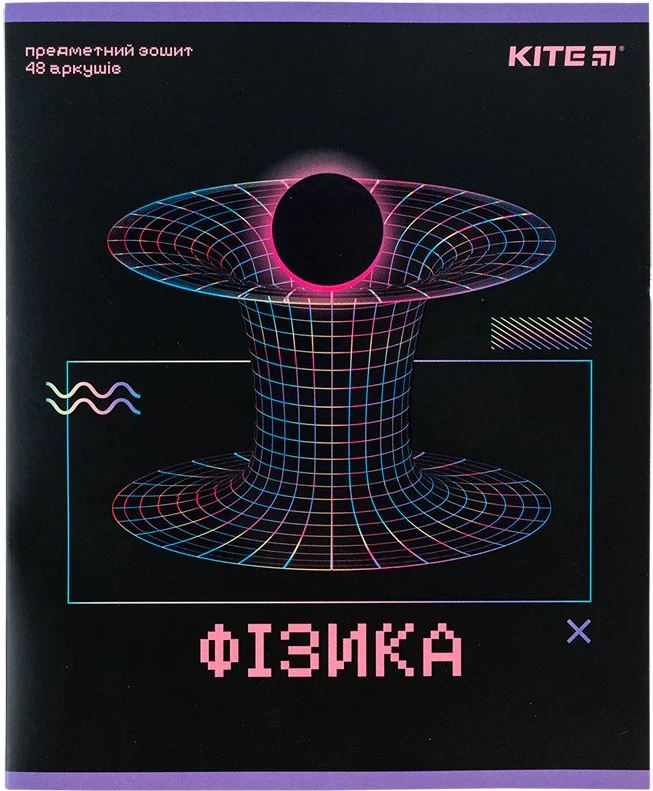 Kite Physics Subject Grid Notebook, 48 Sheets