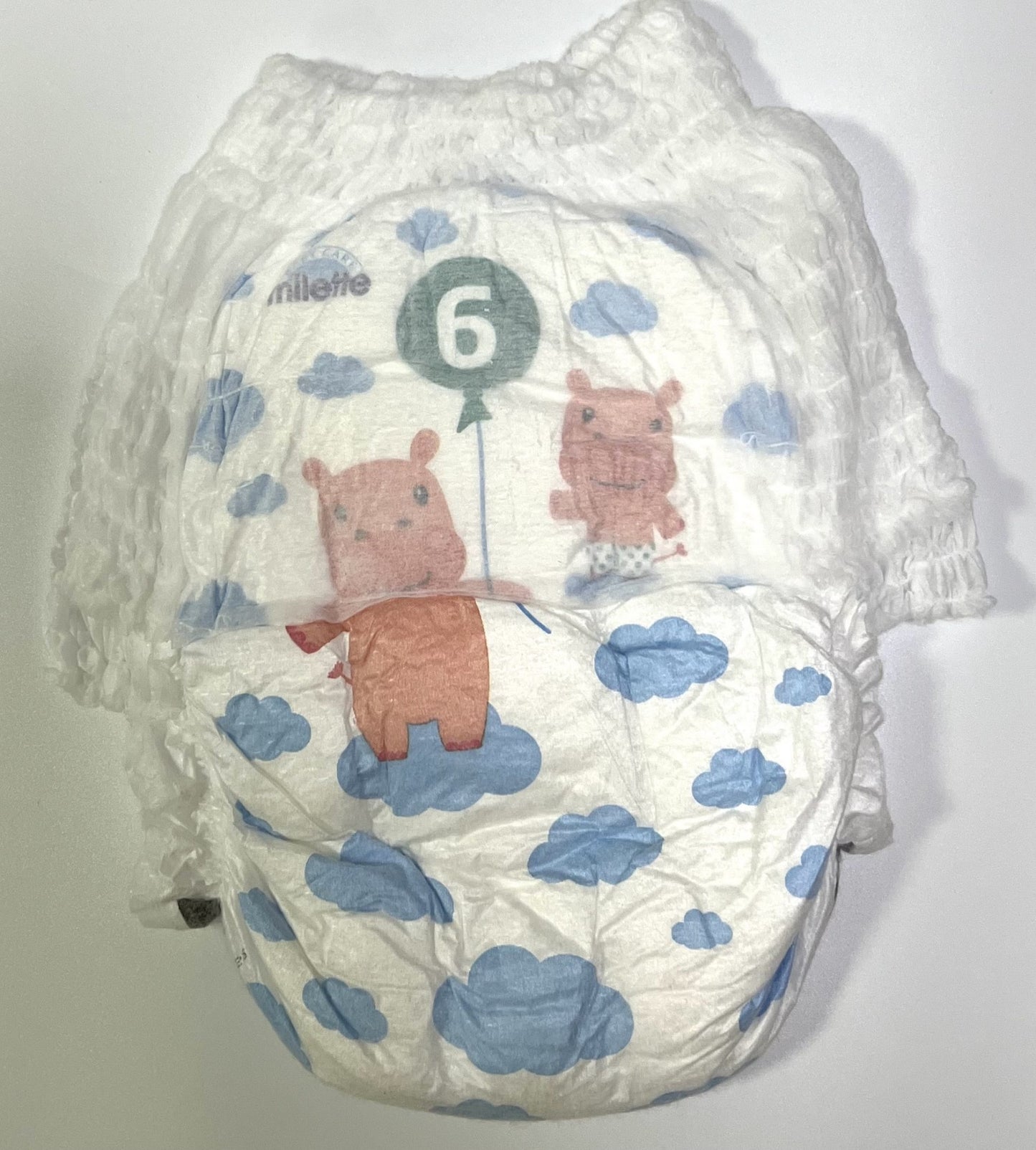 Milette Size 6 Baby Pull-Up Diaper Pants, 15+ kg, 27 pcs - Image 3