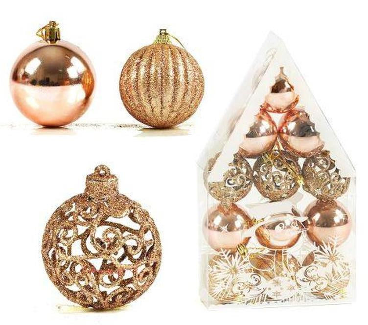 D 35899 Christmas Ball Ornaments, 5.5 cm, 12 pcs