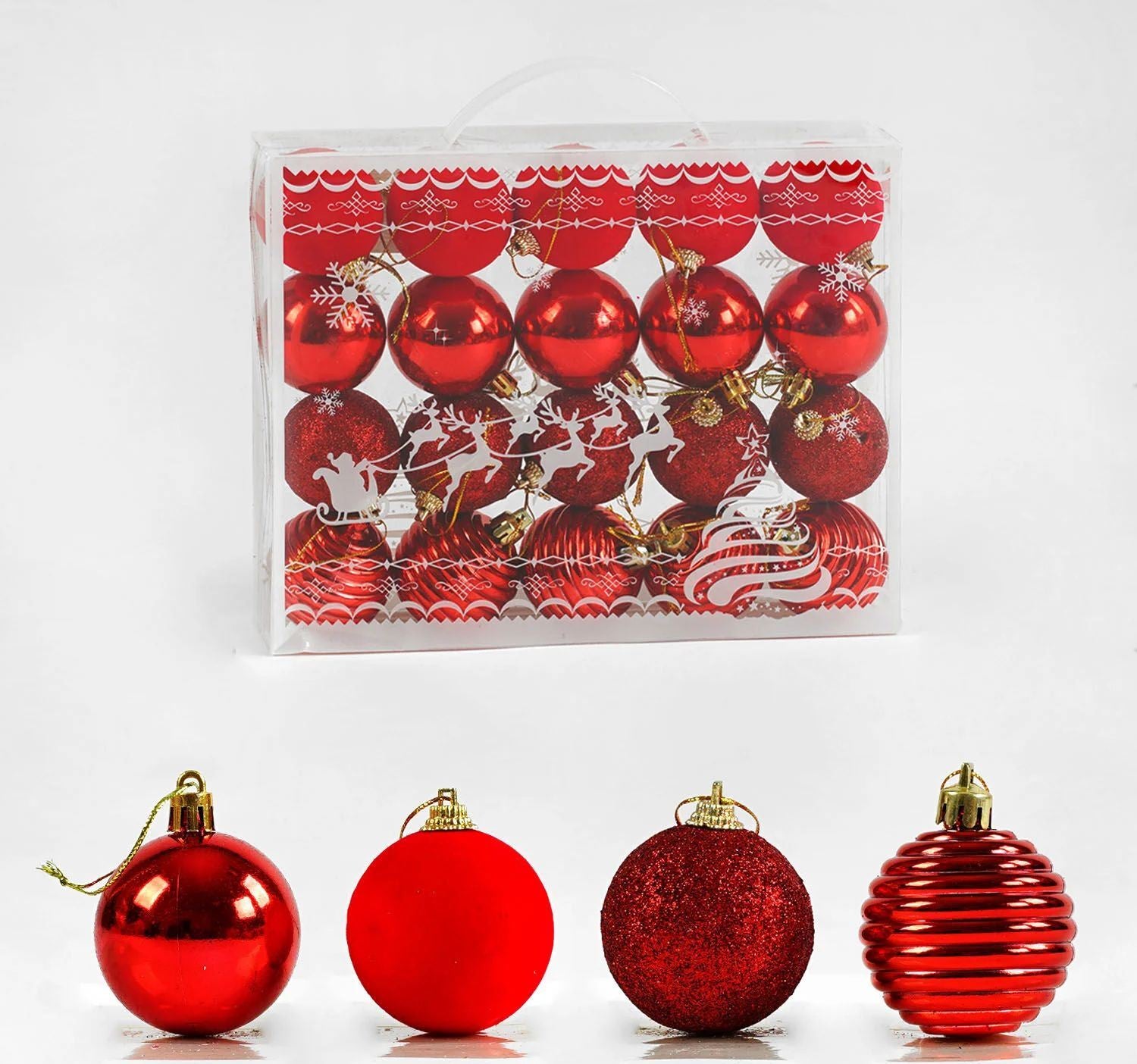 D 35855 Christmas Ball Ornaments, 4.5 cm, 20 pcs