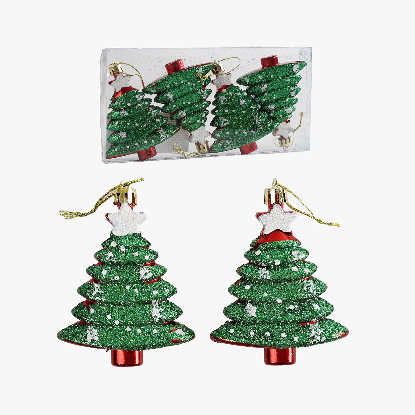 C 67191 Christmas Tree Ornaments, 4 pcs