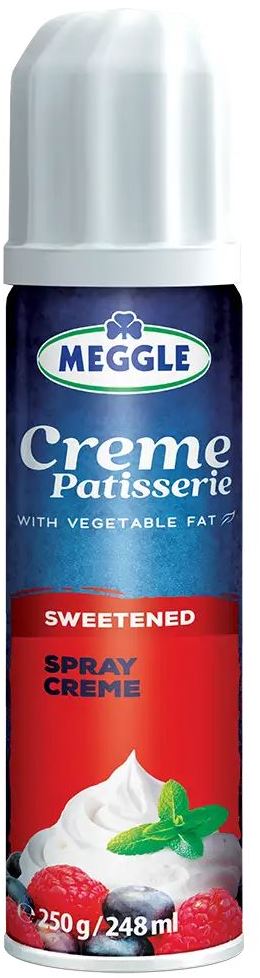 Meggle Creme Patisserie Aerosol Whipped Cream, 250 g