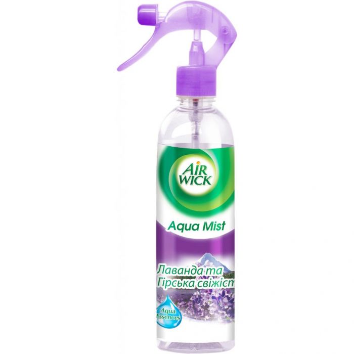 Air Wick Aqua Mist Lavender & Mountain Freshness Air Freshener Spray, 345 mL