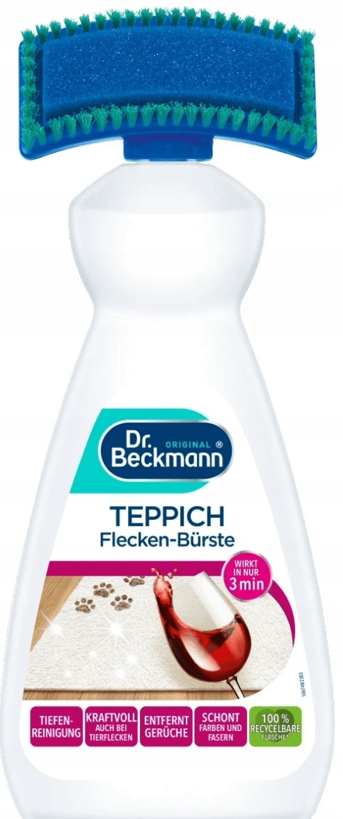 Dr. Beckmann Carpet Cleaner with Brush, 650 mL