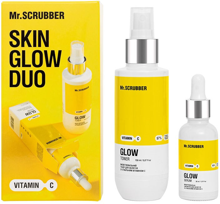 Mr. Scrubber Vitamin C Skin Glow Duo Women's Gift Set
