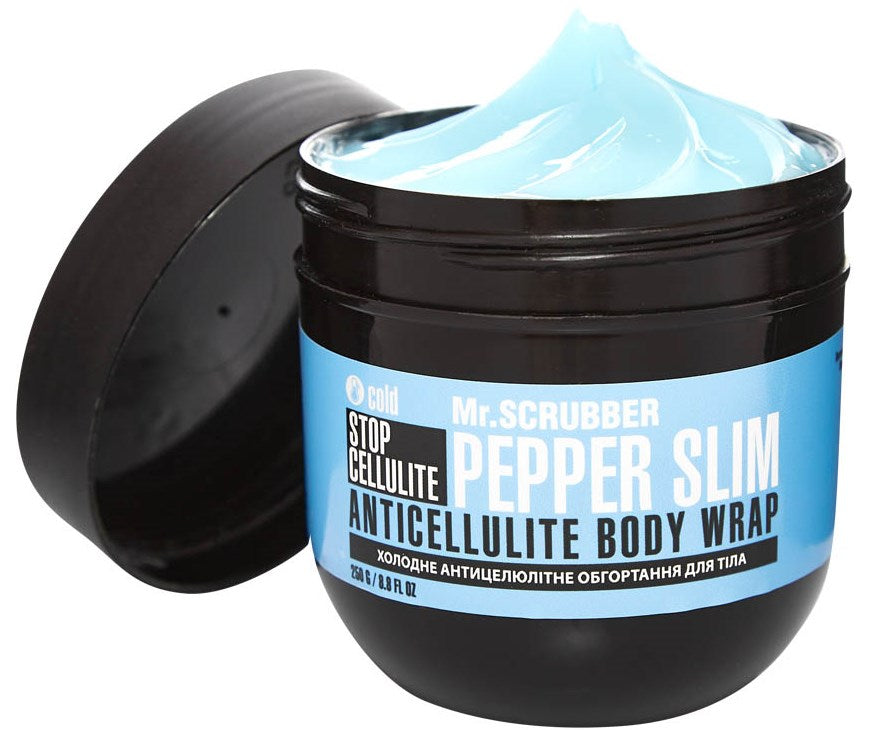 Mr. Scrubber Stop Cellulite Pepper Slim Cooling Anti-Cellulite Body Wrap, 250 g