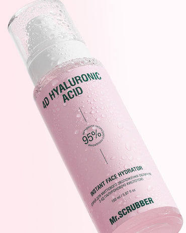 Mr. Scrubber 4D Hyaluronic Acid Instant Moisturizing Facial Spray, 150 mL - Image 2