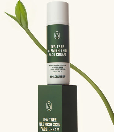 Mr. Scrubber Tea Tree Oil Mattifying Blemish Cream, 50 mL - Image 2