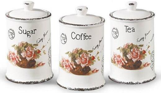 Maestro MR20050-03CS Ceramic Canister Set, 3 pcs