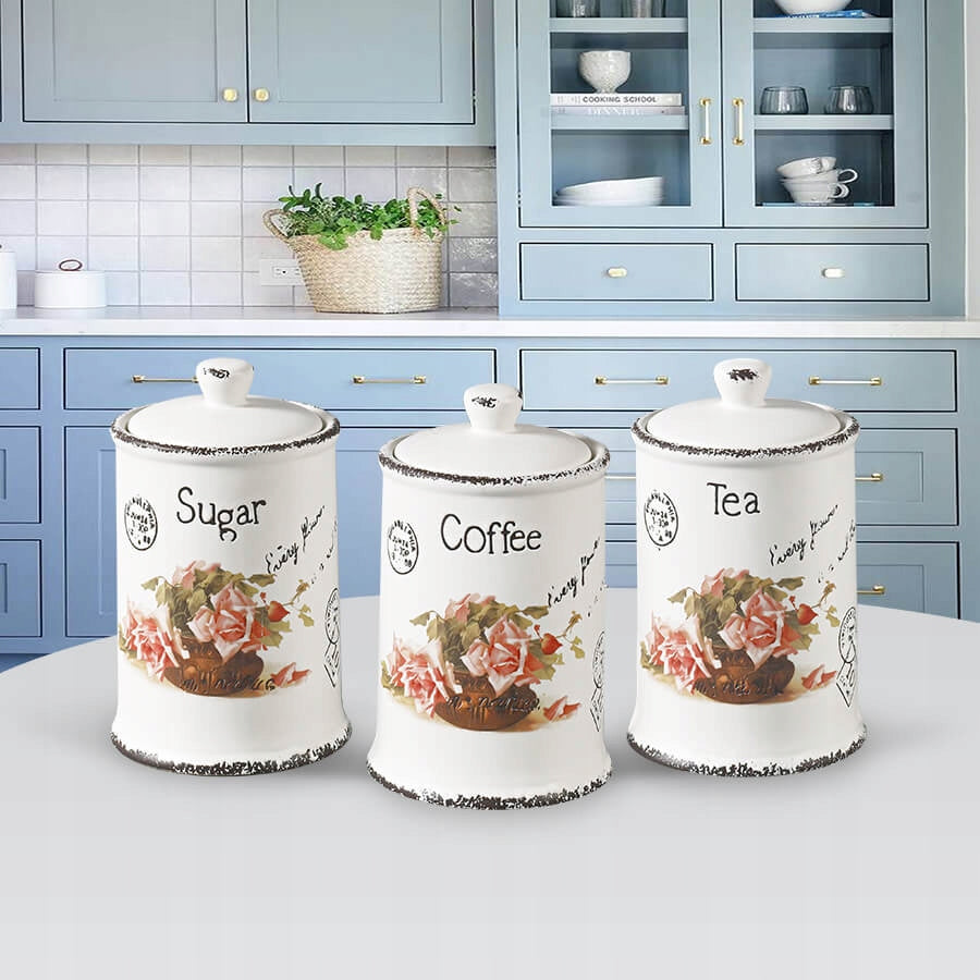 Maestro MR20050-03CS Ceramic Canister Set, 3 pcs - Image 2