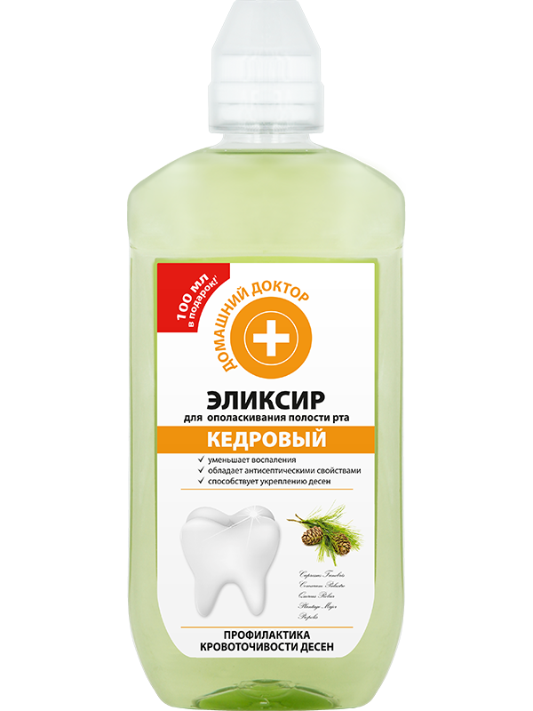 Domashniy Doktor Cedar Mouthwash, 500 mL