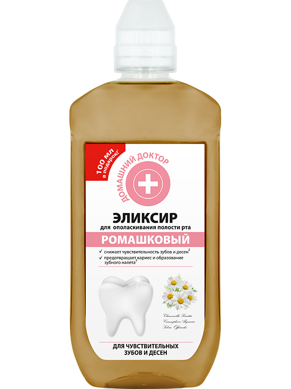 Domashniy Doktor Chamomile Mouthwash, 500 mL