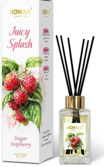 Nowax Juicy Splash Sugar Raspberry Air Freshener, 90 mL