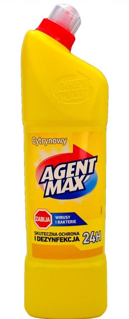 Agent Max Lemon Toilet Cleaner, 1 L