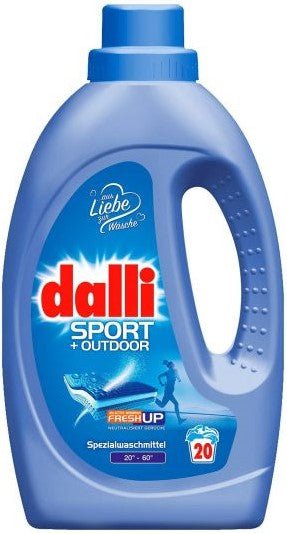 Dalli Sport+Outdoor Liquid Laundry Detergent, 20 Loads, 1.1 L