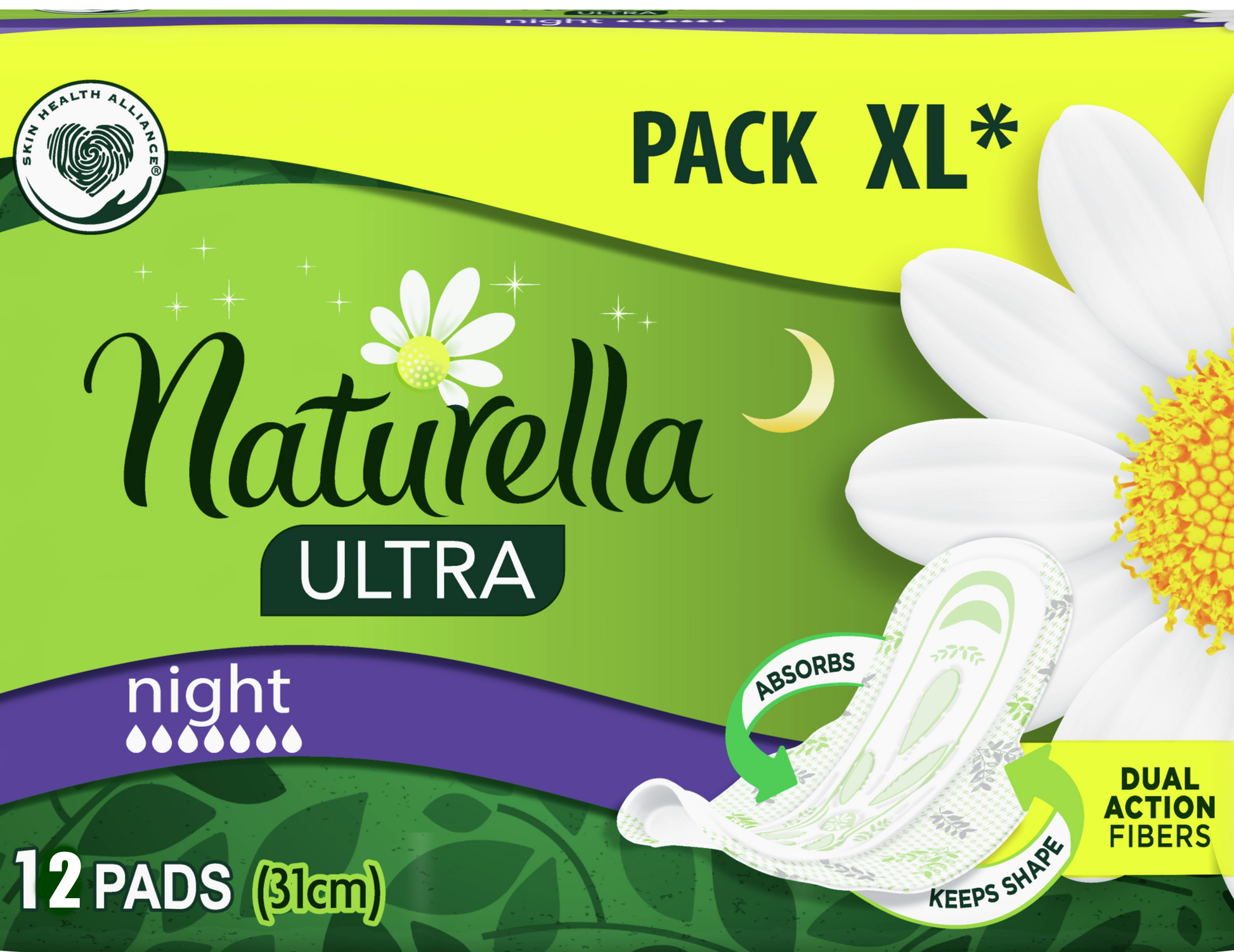 Naturella Ultra Night Sanitary Pads, 12 pcs