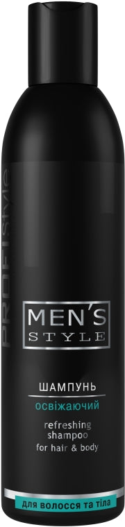 Viki ProfiStyle Men's Refreshing Shampoo, 250 mL