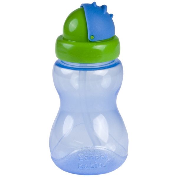 Canpol Babies 56/109 Blue Sports Bottle with Straw, 270 mL
