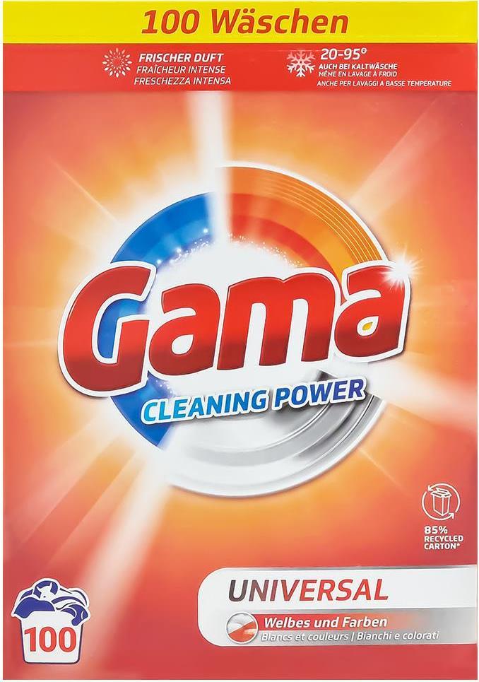Gama 3-in-1 Universal Laundry Detergent Powder, 100 Loads, 6 kg