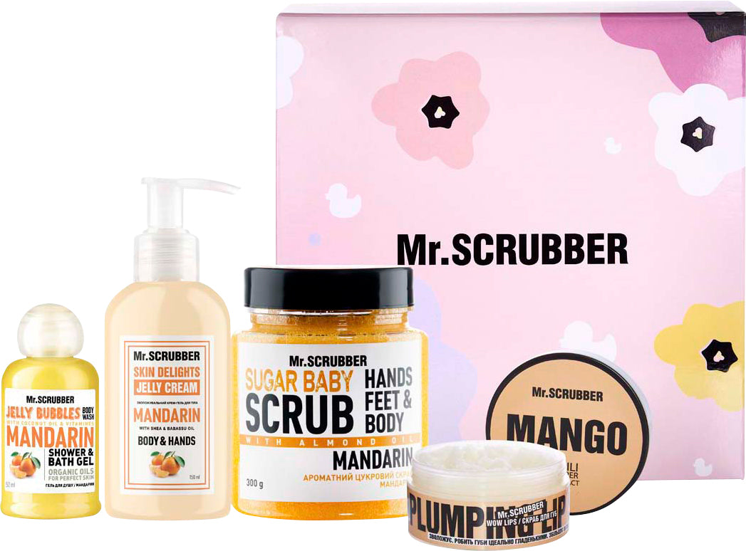 Mr. Scrubber Orange Care Women's Gift Set