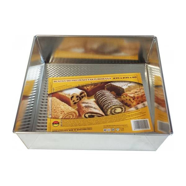 Ridged Bottom Baking Tray 162-99, 235 x 235 x 60 mm