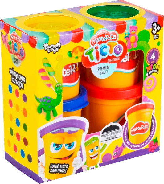 Master-Do TMDB-01-03U Modeling Dough, 4 Tubs